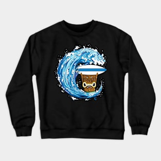 Tiki Wave Surf Crewneck Sweatshirt